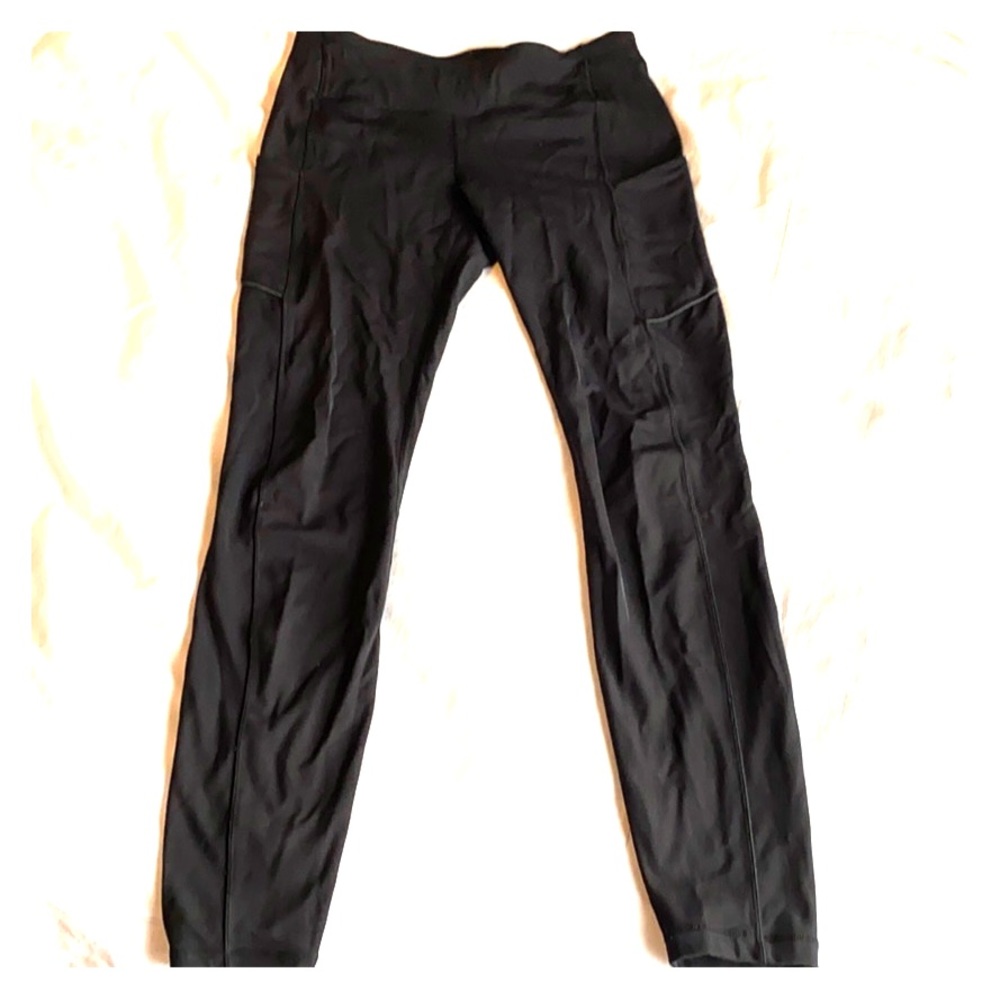 Black lululemon speed up tight 28" size 6